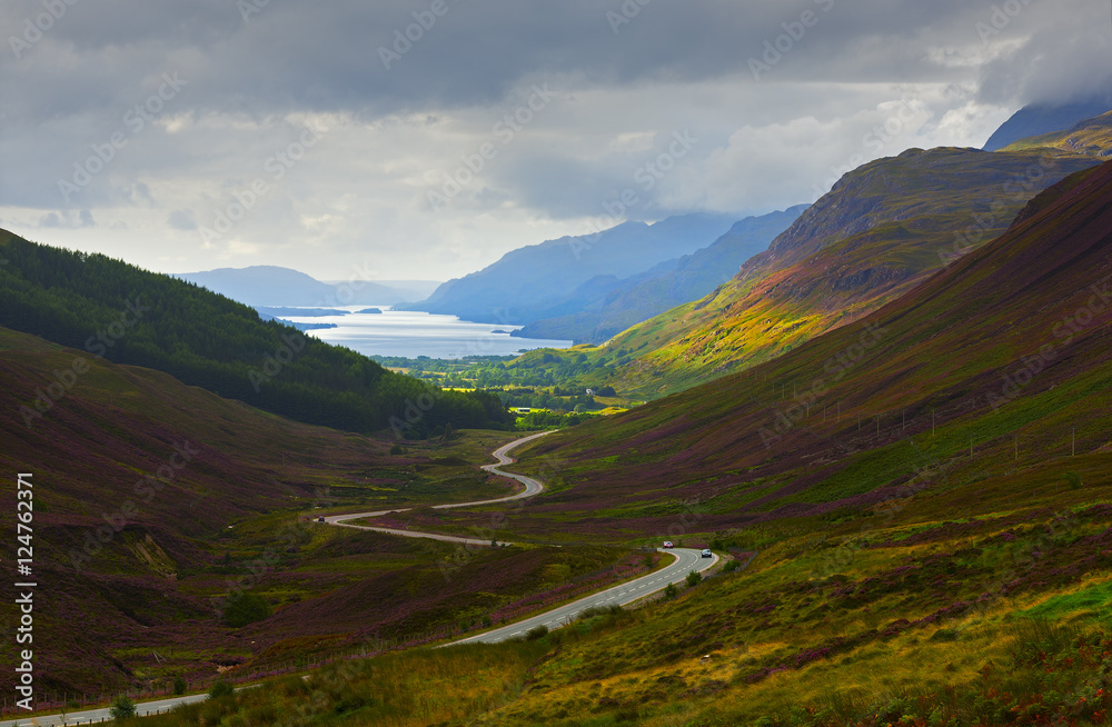 Scotland scenic road