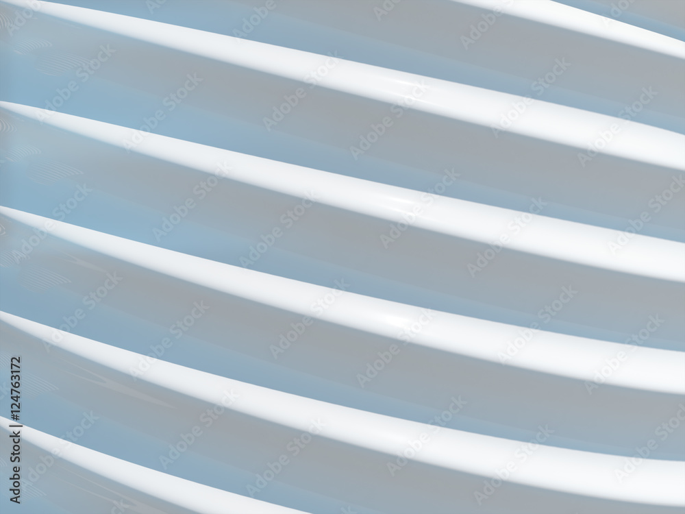 Obraz premium Abstract white Architecture Design. White Modern Background.3D rendering.