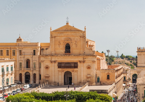 The church of Santissima Salvatore in Noto, Sicily © alesinya7