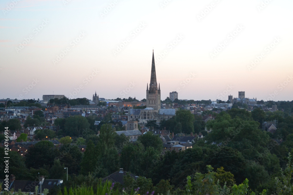 Norwich city landscape 