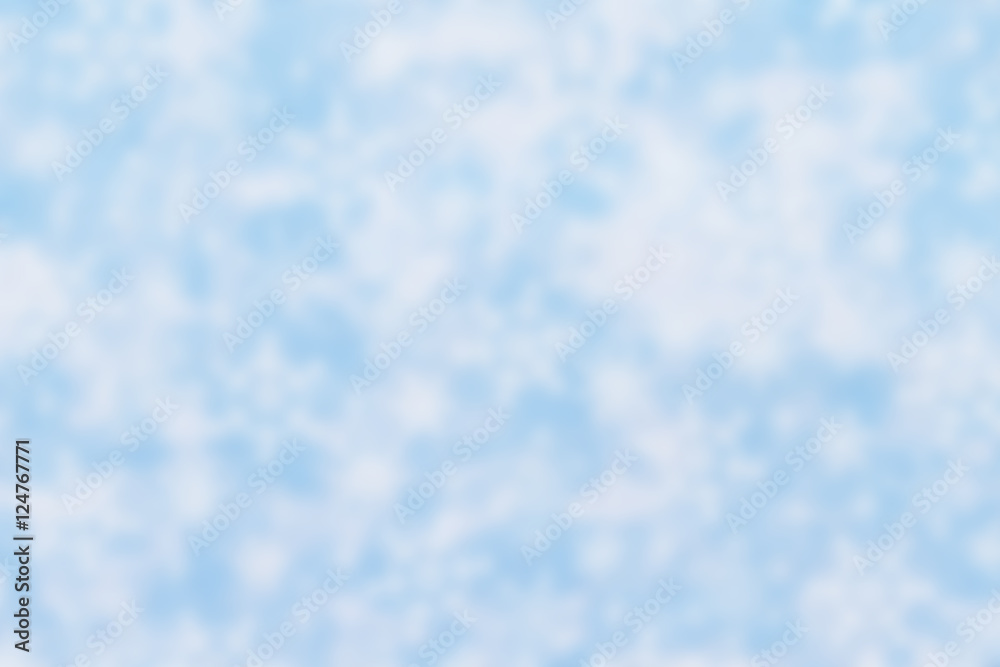 Abstract blue blurred background
