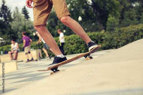 Fototapeta Naklejka Na Ścianę i Meble -  Skateboarding
