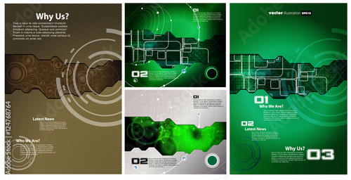 Abstract technology background design