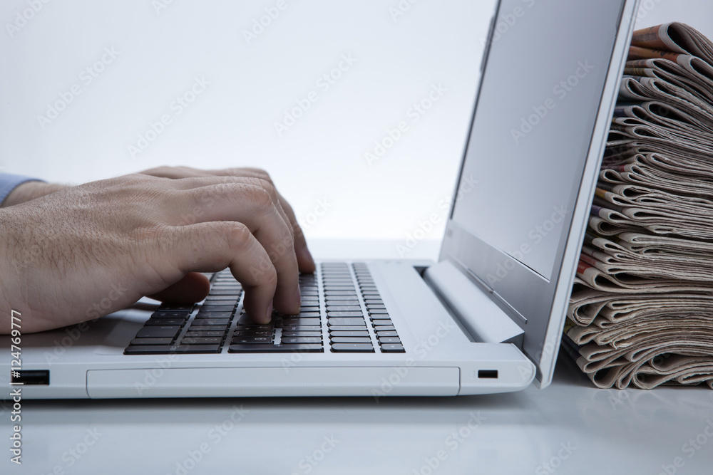 man is looking for a job on the Internet man is looking for a job on the Internet