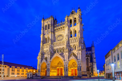 Fotografiet Notre-Dame of Amiens Cathedral