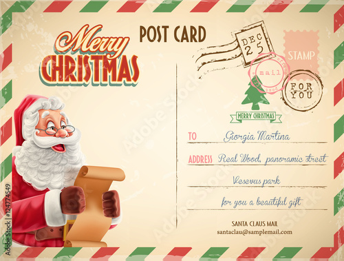 christmas postcard
