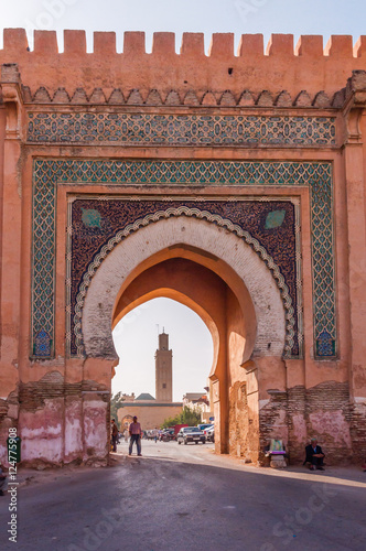 Stadttor zur Medina in Meknes; Marokko