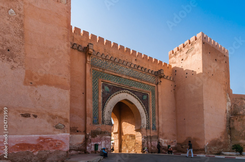 Stadttor zur Medina in Meknes; Marokko