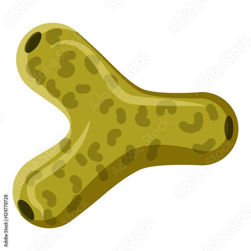 Bacteria or virus icon. Isometric 3d illustration of bacteria or virus vector icon for web