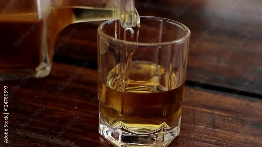 From the Bottle is Poured Into a Pile of Alcohol From the Bottle is Poured Into a Pile of Alcohol