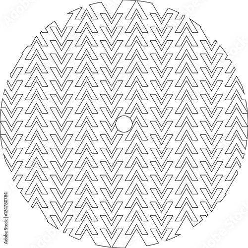 paper-like abstract background with pointing arrows for compact
