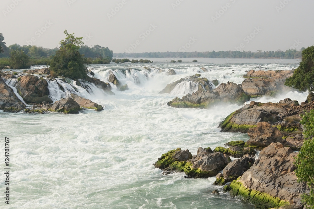 Fototapeta premium Khone Phapheng Wasserfall, Laos, Asia