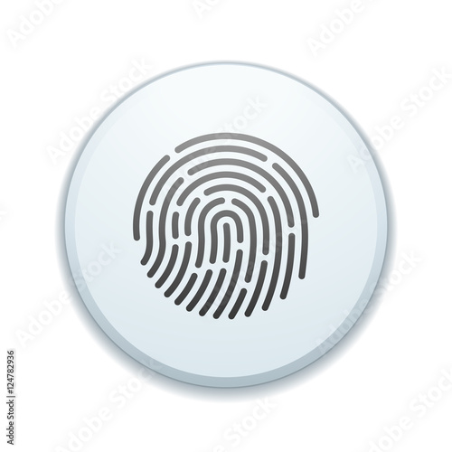 Fingerprint Button illustration