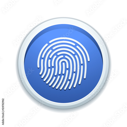 Fingerprint Button illustration