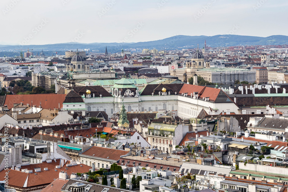 View from St. Stephen's Cathedral  in Vienna, Austria