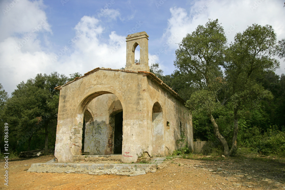 old church ruins