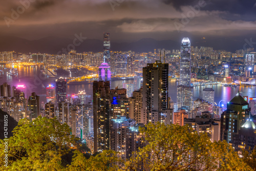 Canvas Print Hongkong