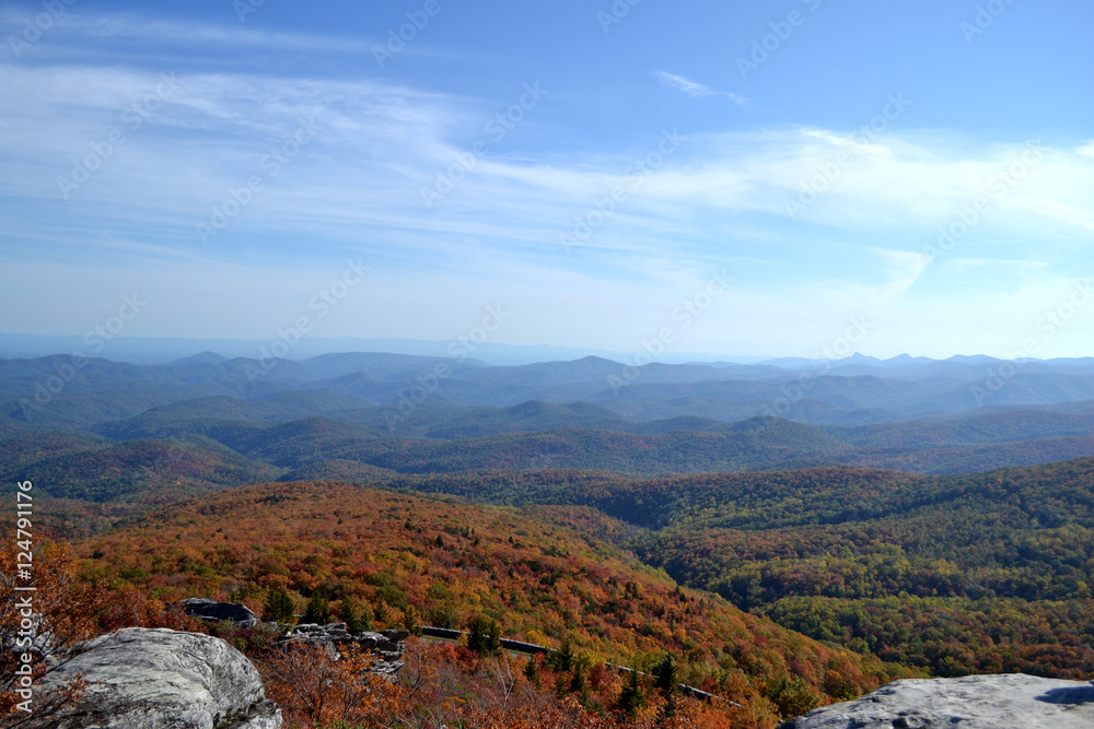 Blue Ridge Mountains in fall