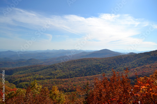 Blue Ridge Mountains in fall © CarinaGilb