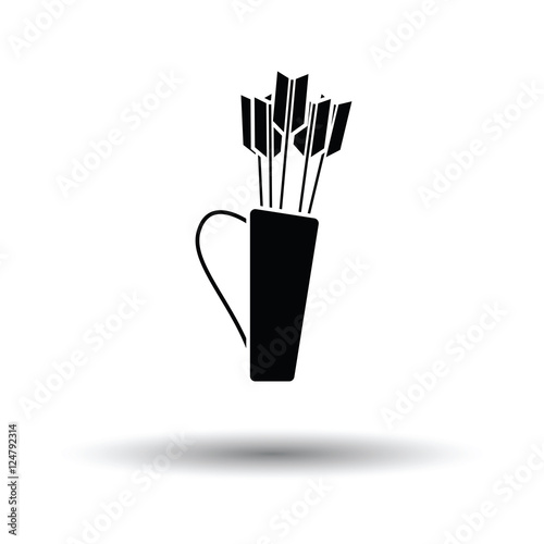 Quiver with arrows icon