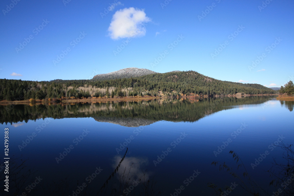 Autumn Lake Reflection