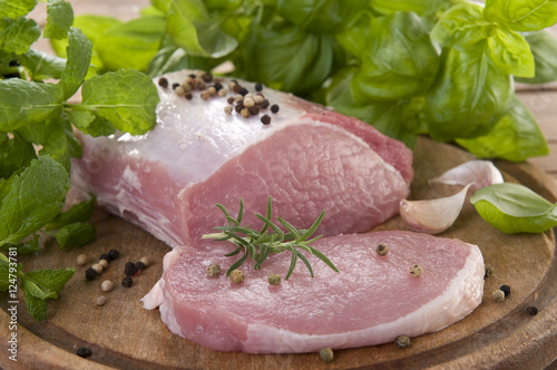 Bilde på lerret boneless loins, chops
