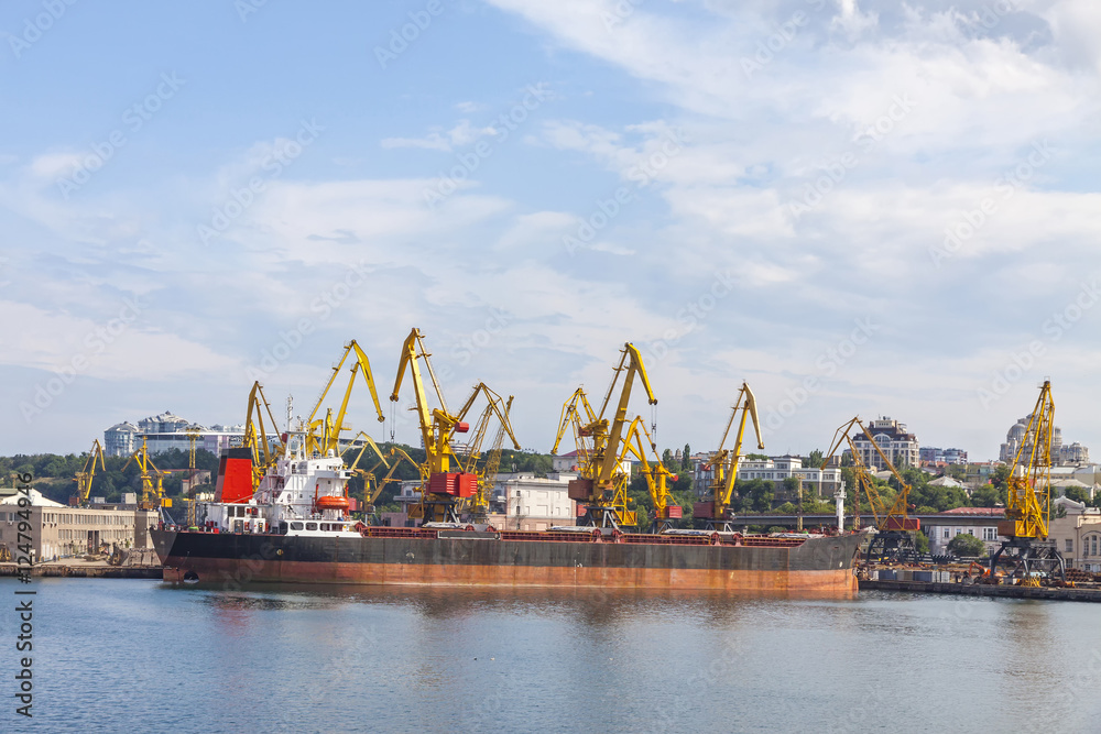 Sea port of Odessa, Black Sea, Ukraine