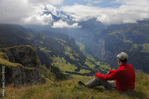 robert sommer overlooking landscape