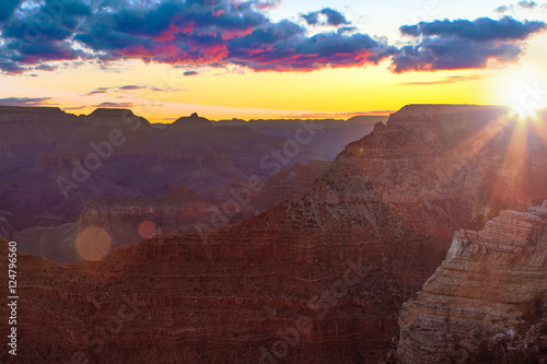 Serene Sunrise at Grand Canyon