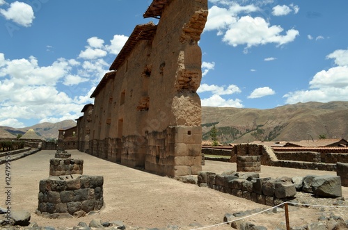 Peru,Cusco.The Temple of Huiracocha Raqchi photo