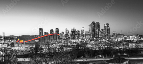 Calgary's Scotiabank Saddledome Red Light