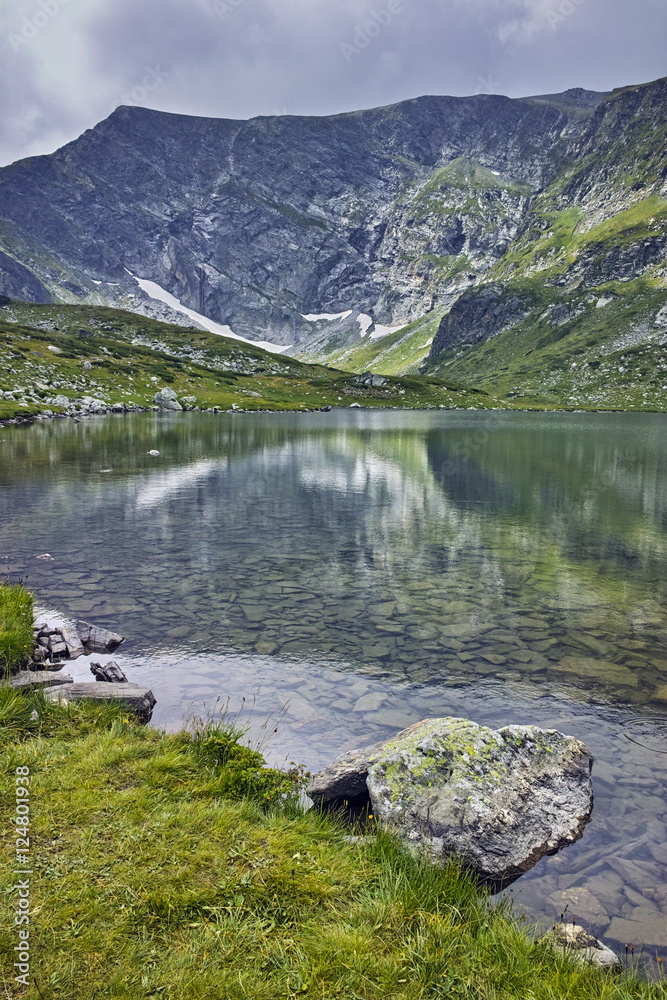 Amazing Landscape of The Twin lake, The Seven Rila Lakes, Bulgaria