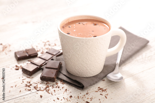 Fotografia chocolate milk