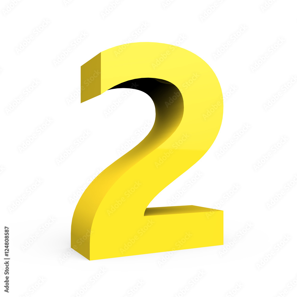 light yellow number 2