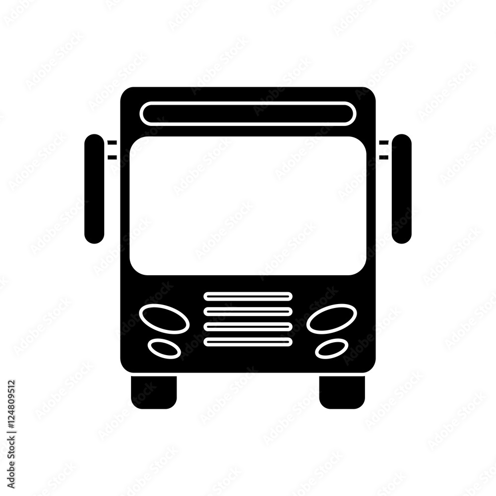 bus vehicle icon. transportation travel and trip theme. Isolated design. Vector illustration bus vehicle icon. transportation travel and trip theme. Isolated design. Vector illustration