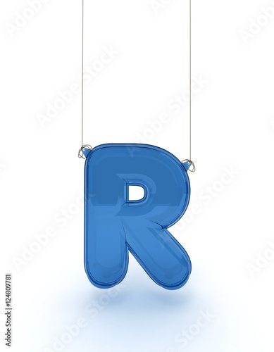 Hanging alphabet r