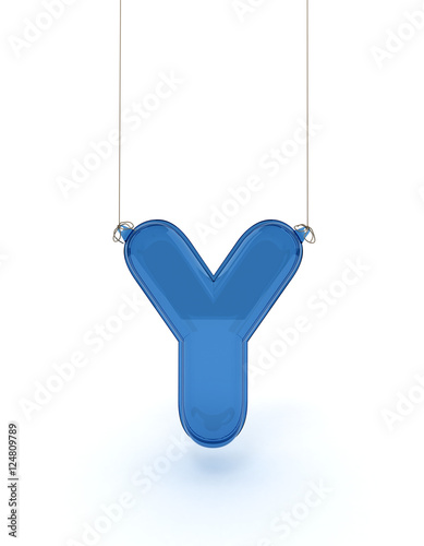 Hanging alphabet y