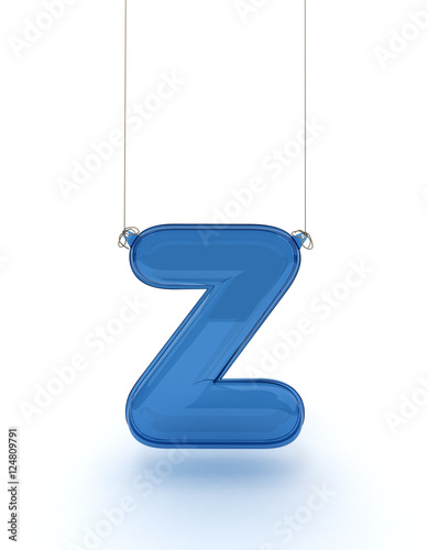 Hanging alphabet z