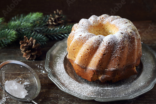 New Year dessert: homemad Kouglof