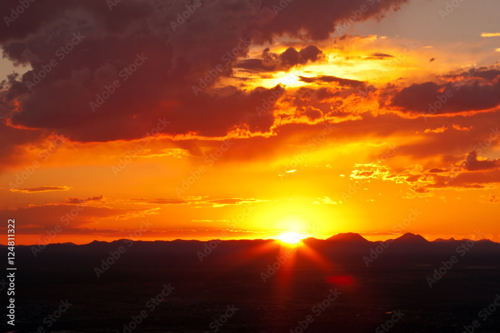 Fototapeta premium West Texas Sunset-1
