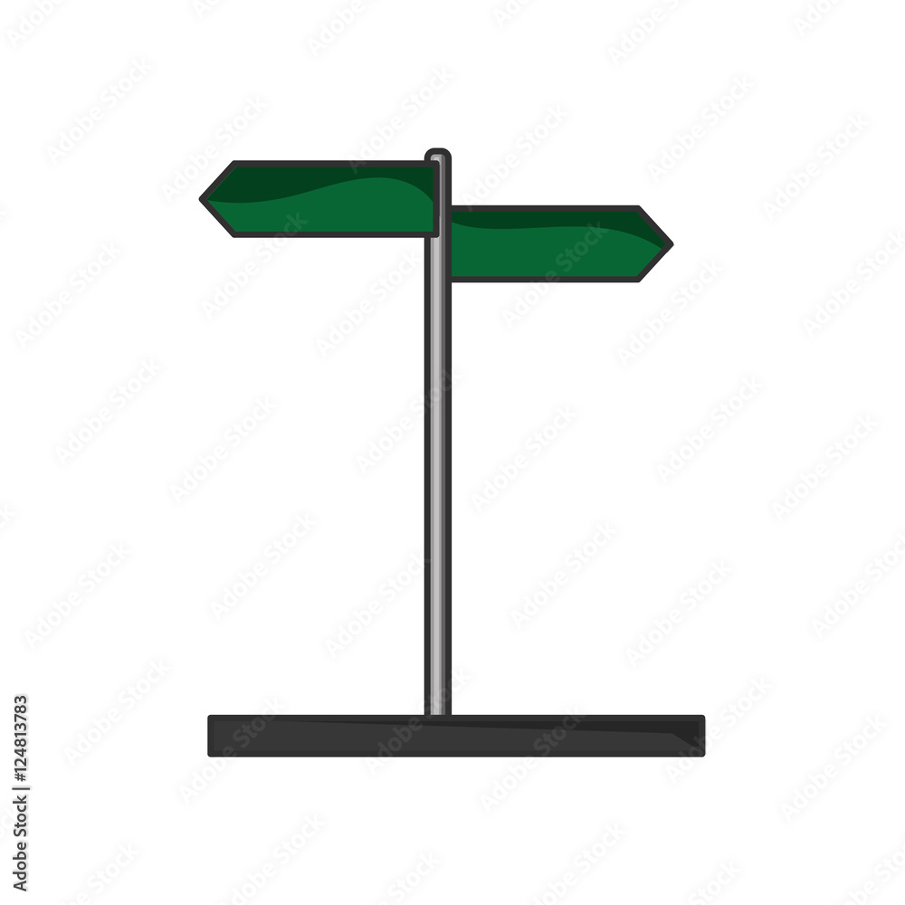 Destination road sign icon. travel trip vacation and tourism theme. Isolated design. Vector illustration Destination road sign icon. travel trip vacation and tourism theme. Isolated design. Vector illustration