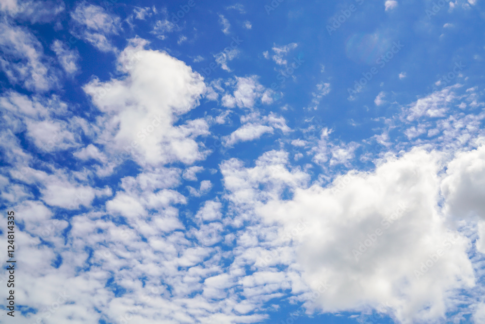 Fototapeta premium Cloud in blue sky .