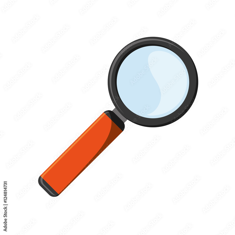 Lupe tool icon. instrument find seo zoom and optical theme. Isolated design. Vector illustration Lupe tool icon. instrument find seo zoom and optical theme. Isolated design. Vector illustration