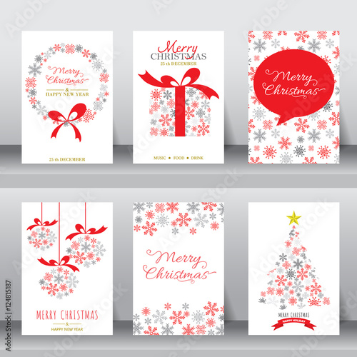 christmas invitation card. ...