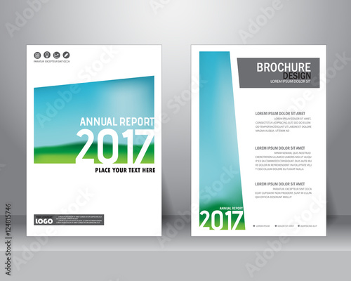 Abstract annual report, vector