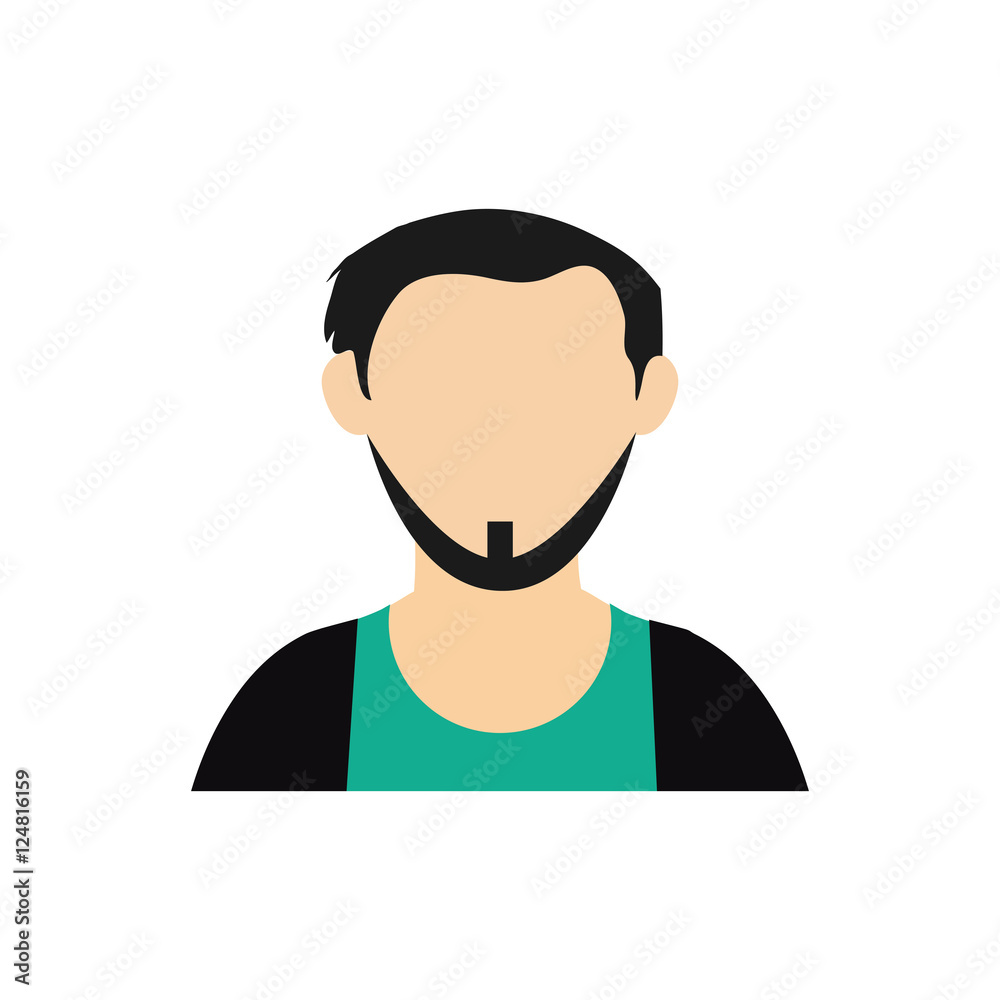 Padlock icon. security system warning and protection theme. Isolated design. Vector illustration