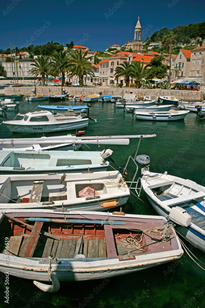 Obraz premium hvar harbor