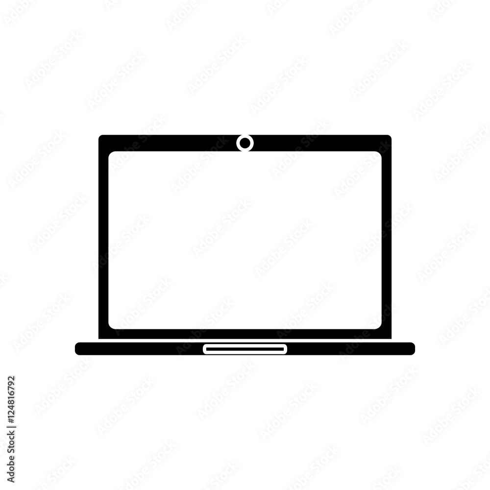 Laptop icon. device gadget technology theme. Isolated design. Vector illustration Laptop icon. device gadget technology theme. Isolated design. Vector illustration