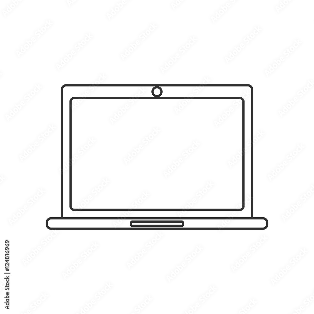 Laptop icon. device gadget technology theme. Isolated design. Vector illustration Laptop icon. device gadget technology theme. Isolated design. Vector illustration