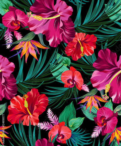 tropical vector pattern